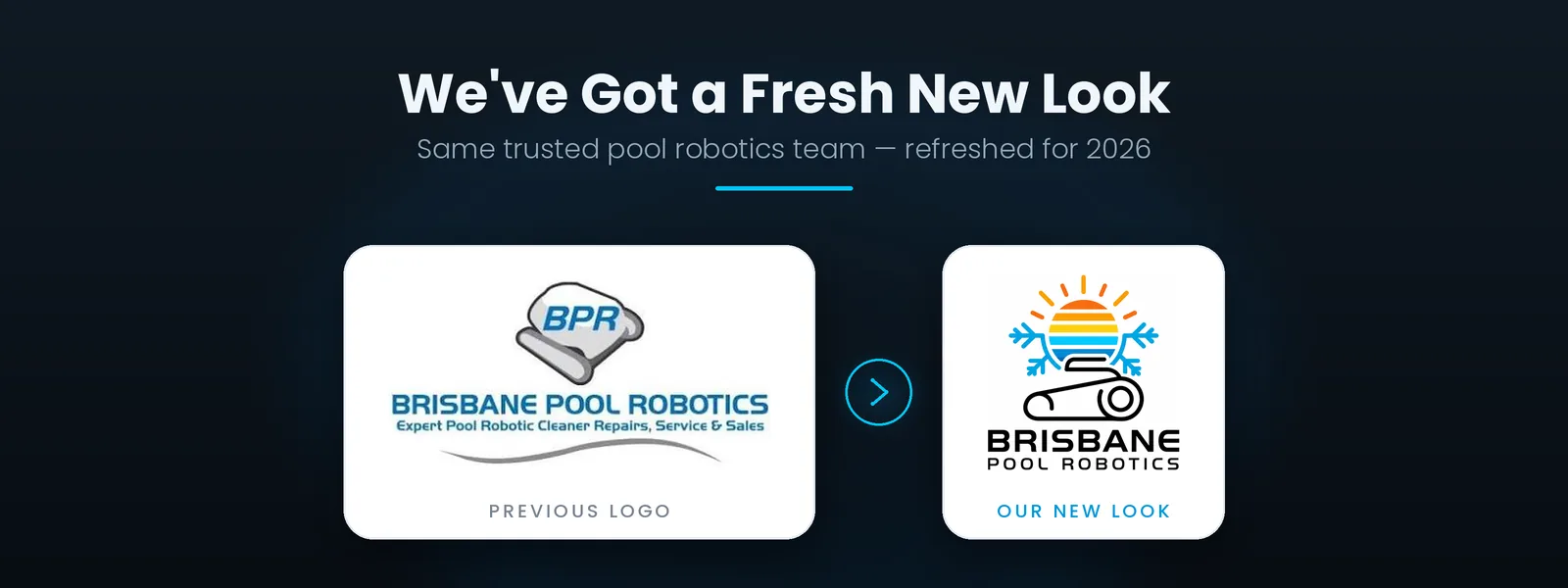 Brisbane Pool Robotics — Fresh New Look for 2026